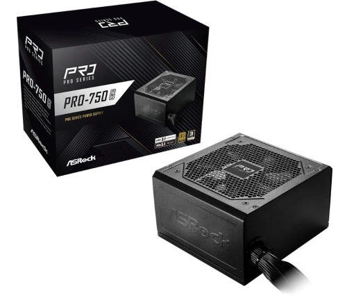 ASRock Zasilacz PRO-750G 750W 80PLUS GOLD NON MODULAR