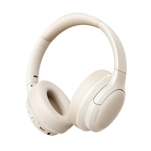 Baseus Słuchawki nauszne bluetooth 6.0 BASS LITE beżowe