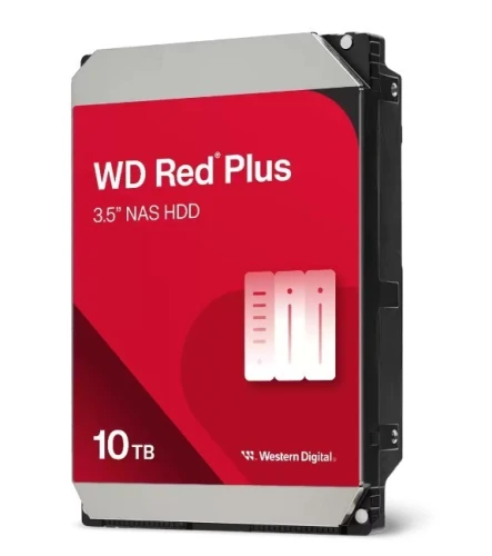 Western Digital Dysk HDD Red Plus 10TB 3,5'' 512MB/7200RPM WD100EFGX