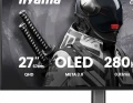 IIYAMA Monitor 27 cali GOB2701QSC-B1 OLED,280Hz,65W,2xHDMI,DP                1500 cd/m? (Szczytowa, HDR), 2560 x 1440, 1500000:1, 0.03ms, 2xHDMI,DP,US