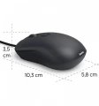 Hama Mysz przewodowa usb-C CM-200 czarna