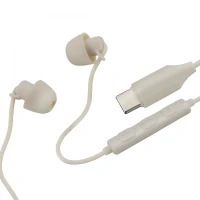 Hama Słuchawki dokanałowe Calm usb-c piaskowe