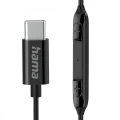 Hama Słuchawki douszne Curly USB-C czarne