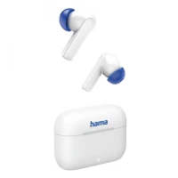Hama Słuchawki dokanałowe passion clear II białe