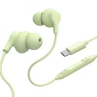 Hama Słuchawki dokanałowe curly usb-c zielone