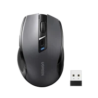 Ugreen Mysz bezprzewodowa silent click MU006 - czarna