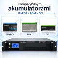 Qoltec UPS Pure Sine Wave do RACK | 5kVA | 5000W | PF1.0 | LCD | EPO |  USB | On-line