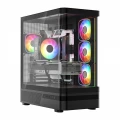 MODECOM Obudowa VOLCANO AQ100 MID ARGB szkło 4 wentylatory czarna