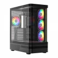MODECOM Obudowa VOLCANO AQ100 MID ARGB szkło 4 wentylatory czarna