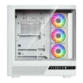 MODECOM Obudowa VOLCANO AQ100 MID ARGB szkło 4 wentylatory biała
