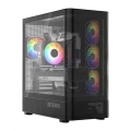 MODECOM Obudowa VOLCANO AQ300 MID RGB GLASS 4 wentylatory czarna