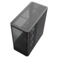 MODECOM Obudowa VOLCANO AQ300 MID RGB GLASS 4 wentylatory czarna