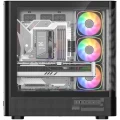 MODECOM Obudowa VOLCANO AQ300 MID RGB GLASS 4 wentylatory czarna