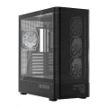 MODECOM Obudowa VOLCANO AQ300 MID RGB GLASS 4 wentylatory czarna
