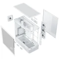 MODECOM Obudowa VOLCANO AQ300 MID RGB GLASS 4 wentylatory biała
