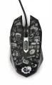 Gembird Mysz optyczna LED, 6-przyciskowa, USB, czarna