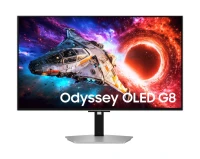 Samsung Monitor 32 cale Odyssey G80SH OLED 3840x2160 UHD 16:9 2xHDMI 1xDP 2xUSB 3.2 1xUSB-C 90W 0,03ms 240Hz HAS+PIV płaski 2Yd2d (LS32HG800SUXEN)