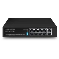 Esperanza Switch 10-portowy POE 10/100/1000 120W MATRIX ENS108