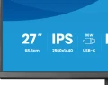 IIYAMA Monitor 27 cali Prolite XB2797QSNPH-B1,IPS,QHD,CAM,MIC,HDMI, DP, 4xUSB,75Hz, USB-C DOCK  96W, RJ45,KVM, 2x2W, 5MP WINDOWS HELLO, HAS 150,  350C