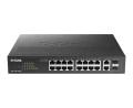 D-Link Przełącznik Gigabitowy Smart Managed DGS-1100-18PV2 16 x 10/100/1000BASE-T PoE