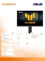Asus Monitor 23.8 cala VG249QML5A IPS 240Hz HDMIx2 DP