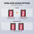 AXAGON ADSA-M2C22L Stacja dokująca USB-C 3.2 Gen2x2 - 2 x NVMe M.2 20Gbps