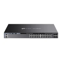 TP-LINK Przełącznik SG6428XHP switch zarządzalny 24 porty gigabitowe PoE+   4 sloty SFP+ 10G