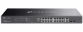 TP-LINK Przełącznik Omada 20-Port GB Easy Managed Switch with 16-Port PoE+ 16× Gigabit PoE+ Ports, 2x Gigabit Non-PoE Ports, 2× Gigabit SFP Ports ES22