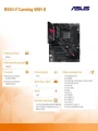 Asus Płyta główna ROG STRIX B550-F GAMING WIFI II AM4 DDR4 HDMI/DP ATX