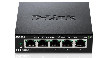D-Link Przełącznik 5-port  10/100 Metal Housing