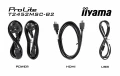 IIYAMA Monitor 24 cale T2452MSC-B2 10 PKT. POJ, IPS, HDMI, DP, 1300:1, 5ms