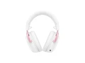 HyperX Zestaw słuchawkowy gamingowy Cloud III S bezprzewodowy biały-różowy - DG0R2AA