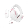 HyperX Zestaw słuchawkowy gamingowy Cloud III S bezprzewodowy biały-różowy - DG0R2AA
