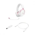 HyperX Zestaw słuchawkowy gamingowy Cloud III S bezprzewodowy biały-różowy - DG0R2AA