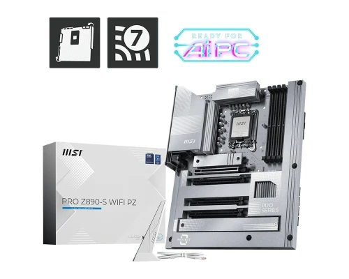 MSI Płyta główna PRO Z890-S WIFI PZ s185 1 4DDR5 ATX