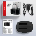 AXAGON ADSA-SC Stacja dokująca, USB 3.2 Gen 1 - 2x SATA 6G 2.5"/3.5" SSD/HDD CLONE DUAL