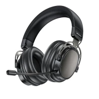 AWEI Słuchawki nauszne AT36 bluetooth 5.4 mikrofon czarne