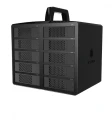 IcyBox Obudowa IB-3710-C31 10xHDD 2,5"/3,5" SATA, Single Mode, HOST USB 3.2 Gen2, Zasilacz 200W