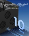 IcyBox Obudowa IB-3710-C31 10xHDD 2,5"/3,5" SATA, Single Mode, HOST USB 3.2 Gen2, Zasilacz 200W