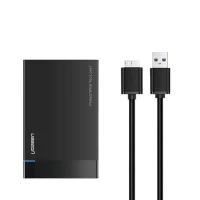 Ugreen Obudowa dysku 2,5 cala SATA USB 3.0 czarna