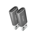 Trust Adapter Calyx USB-C do USB-A dwupak szary