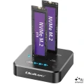 Qoltec Stacja dokująca dysków SSD M.2 NVMe | PCIe | DUAL 2x8TB | USB-C  3.2 | 10Gb/s