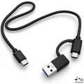 Qoltec Stacja dokująca dysków SSD M.2 NVMe | PCIe | DUAL 2x8TB | USB-C  3.2 | 10Gb/s