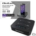 Qoltec Stacja dokująca dysków SSD M.2 NVMe | PCIe | DUAL 2x8TB | USB-C  3.2 | 10Gb/s