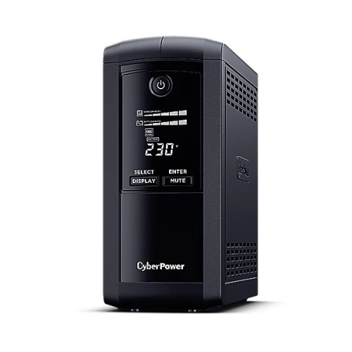 CyberPower Zasilacz awaryjny UPS VP1000ELCD 1000VA/550W AVR, USB, LCD, 4xSchuko