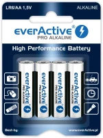 EVERACTIVE LR6/AA PRO ALKALINE BATERIA 4SZT.