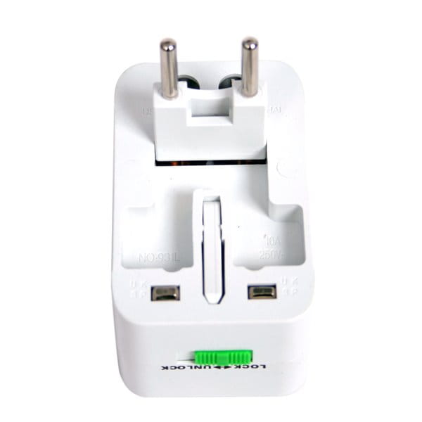 OMEGA POWER TRAVEL ADAPTER 220-250V 4 IN 1 41188 - Bit Computer